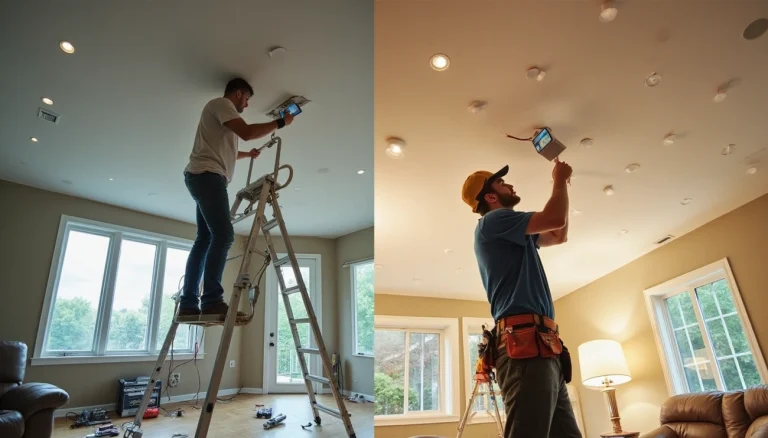 DIY vs Electrician: Who Should Install Your Recessed Lighting? [2025 Guide]